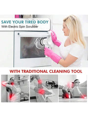 Electric Spin Scrubber – Cordless Cleaning Brush | 5 Heads