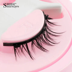 Handmade Magnetic Eyelashes & Tweezers Set - Fluffy Faux Mink