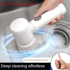 Cordless Electric Spin Scrubber – 5-in-1 Power Cleaning Brush