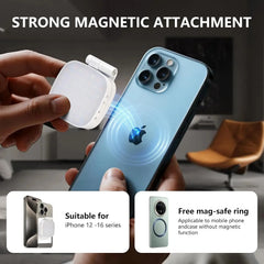 Magnetic Selfie Light with Mirror – 360° LED Fill Light