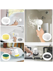 Electric Spin Scrubber – Cordless Cleaning Brush | 5 Heads
