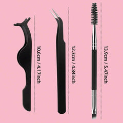 3pc Professional Eyelash Extension & Lash Lift Tool Kit