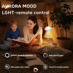 Jellyfish LED Night Light with Remote Control