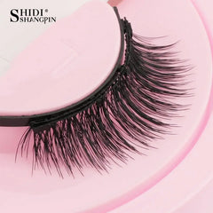 Handmade Magnetic Eyelashes & Tweezers Set - Fluffy Faux Mink