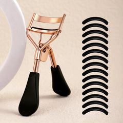 Eyelash Curler with 15 Silicone Pads