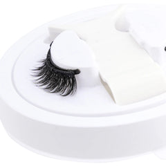 Handmade Magnetic Eyelashes & Tweezers Set - Fluffy Faux Mink