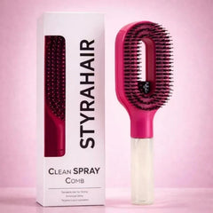 Hair Brush with Water Spray