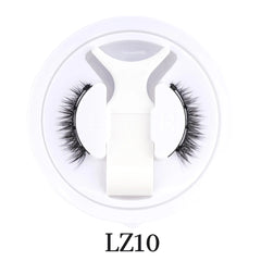 Handmade Magnetic Eyelashes & Tweezers Set - Fluffy Faux Mink