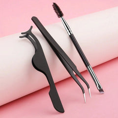 3pc Professional Eyelash Extension & Lash Lift Tool Kit