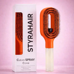 Hair Brush with Water Spray