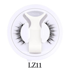 Handmade Magnetic Eyelashes & Tweezers Set - Fluffy Faux Mink