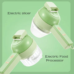 4-in-1 Electric Vegetable Chopper & Garlic Masher