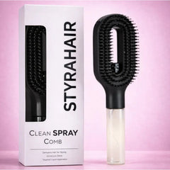 Hair Brush with Water Spray