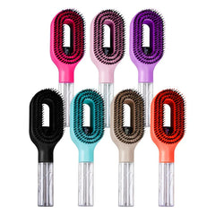 Water spray detangling hair brush for smooth and manageable hair