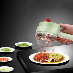 4-in-1 Electric Vegetable Chopper & Garlic Masher
