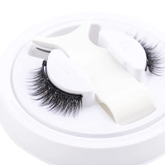 Handmade Magnetic Eyelashes & Tweezers Set - Fluffy Faux Mink