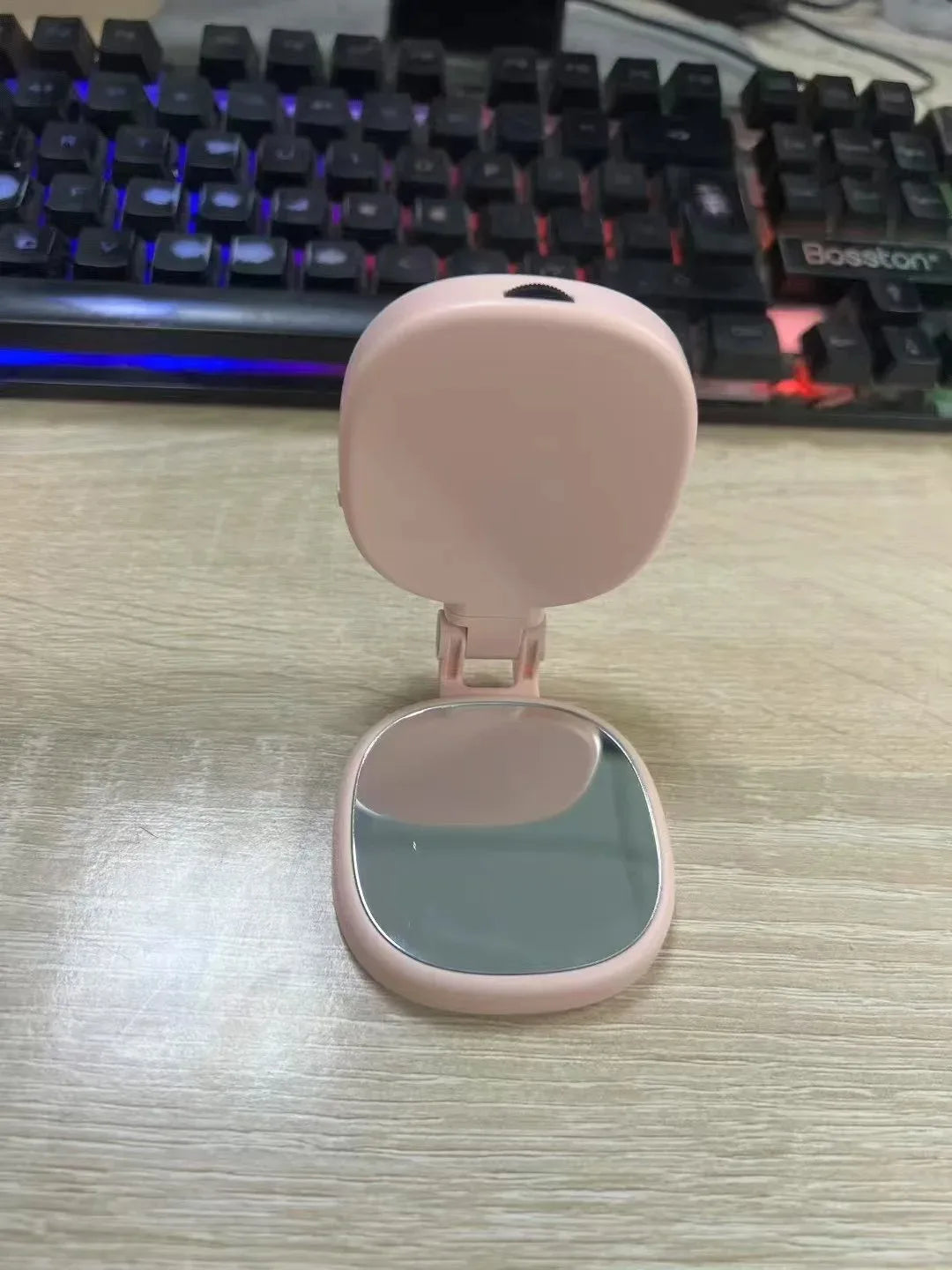 Magnetic Selfie Light with Mirror – 360° LED Fill Light